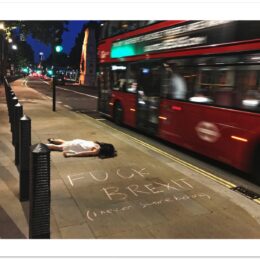 STEFDIES F*CK Brexit, Downing St. London, UK - Limited Edition/Wide